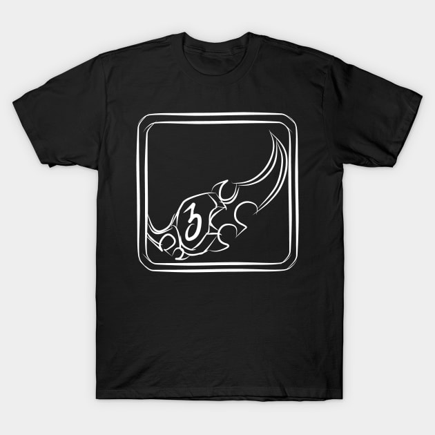 Demonhunter Class Icon (White) T-Shirt by DeLyss-Iouz